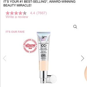It cosmetics CC+ Cream with SPF 50+